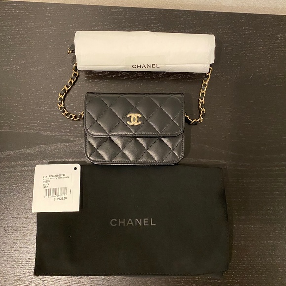 Chanel Clutch with Chain Quilted Lambskin Mini - Picture 1 of 16